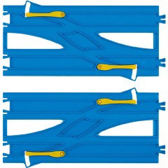 プラレール R-24 複線わたりポイントレール(2本入)[電車・ミニカー]