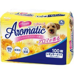 ペティオ エアセレブ アロマティック ペットシーツ レギュラー(100枚入)[ペットシーツ・犬のトイレ用品]