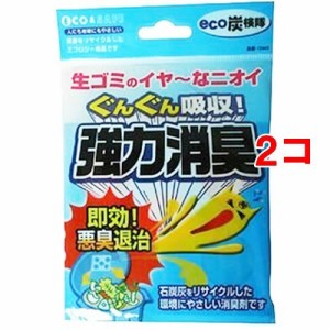 eco炭検隊 生ゴミ用消臭剤(1コ入*2コセット)[排水口・生ごみ用 消臭・除菌スプレー]