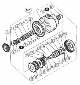 ●シマノ　13ステラSW 18000HG(030726)用 純正標準スプール (パーツ品番10HQF)　【キャンセル及び返品不可商品】 