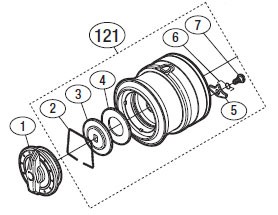 ●シマノ　12アルテグラ C2000HGS(029317)用 純正標準スプール (パーツ品番13C8A)　【キャンセル及び返品不可商品】 