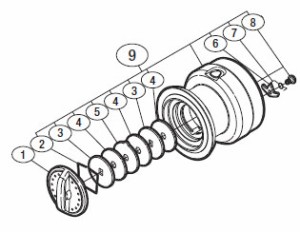 ●シマノ　14サハラ2500(032607)用 純正標準スプール (パーツ品番13CAE)　【キャンセル及び返品不可商品】 