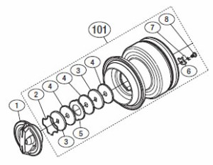 ●シマノ　14スフェロスSW6000PG(032775)用 純正標準スプール (パーツ品番13CB4)　【キャンセル及び返品不可商品】 