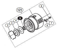 ●シマノ　15 ツインパワー C2000HGS (033659)用 純正標準スプール (パーツ品番1089M)　【キャンセル及び返品不可商品】 