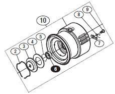 ●シマノ　15 ツインパワー 2500S (033673)用 純正標準スプール (パーツ品番1089N)　【キャンセル及び返品不可商品】 