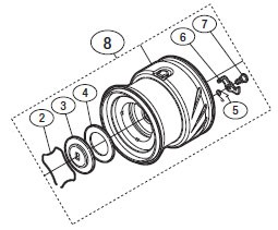 ●シマノ　15 ストラディック 2500S (034106)用 純正標準スプール (パーツ品番13CBL)　【キャンセル及び返品不可商品】 