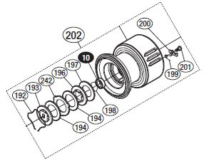 ●シマノ　15 ツインパワーSW 4000XG (033154)用 純正標準スプール (パーツ品番1085Y)　【キャンセル及び返品不可商品】 