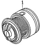 ●ダイワ　13トライソ2500D LB＋(4960652921664)用 純正標準スプール (部品コード128781)　【キャンセル及び返品不可商品】