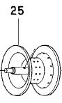 ●ダイワ　スティーズ100H(4960652695749)用 純正標準スプール (部品コード129452)　【キャンセル及び返品不可商品】