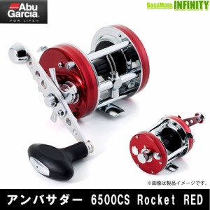 ●アブガルシア Abu　アンバサダー 6500CS Rocket RED(右ハンドル) 