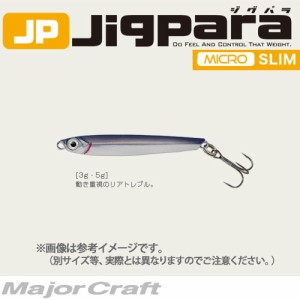 ●メジャークラフト　ジグパラ マイクロ スリム JPMSL 3g　【メール便配送可】 