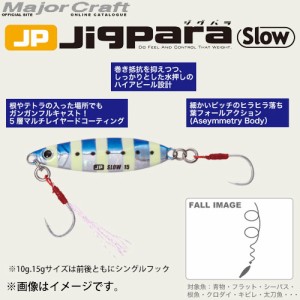 ●メジャークラフト　ジグパラ スロー JPSLOW 10g 【メール便配送可】 