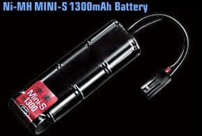 東京マルイ　No.153 次世代電動ガン/従来電動ガン共用　ニッケル水素 8.4V 1.300mAh Mini-S 1300バッテリー