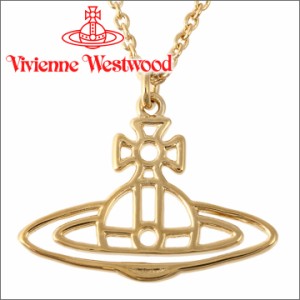 ヴィヴィアンウエストウッド ネックレス Vivienne Westwood ヴィヴィアン シンラインショートフラットオーブペンダント ゴールド 6302026