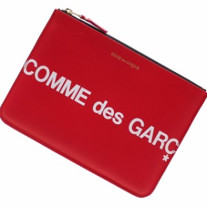 新品 コムデギャルソン COMME des GARCONS Huge Logo Pouch RED 288001196013 グッズ