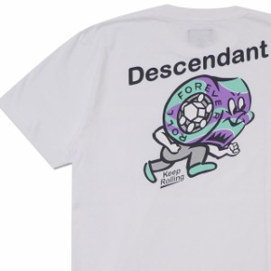 【数量限定特別価格】 (新品)DESCENDANT(ディセンダント) Kid bearing/CREW NECK SS 182ATDS-CSM31 WHITE 200-007969-510+ 新品 (半袖Tシ