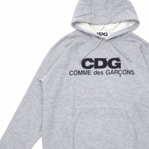 新品 シーディージー CDG コムデギャルソン COMME des GARCONS LOGO HOODED SWEATSHIRT GRAY 211000596052 SWT/HOODY