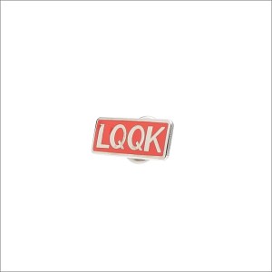 【数量限定特別価格】 (新品)LQQK STUDIO(ルックスタジオ) Red Enamel Pin (ピンズ) RED 290-004261-013+(グッズ)