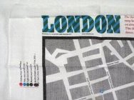 ＡＰＥ　ロンドンマップ　ハンカチ　