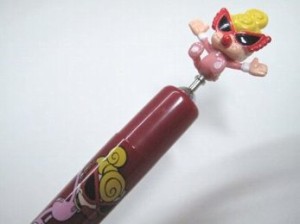 ヒステリックグラマー　ミニの人形つきボールペン　