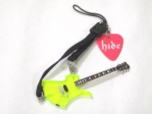 HIDE　ギターストラップ　クリスタルグリーン　ピンクピックVer．