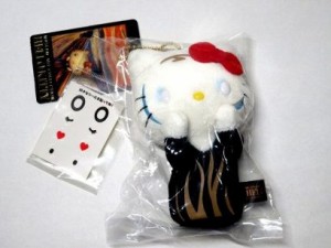 ZAK　キティ　ムンクの叫び　カスタムシール付き　ぬいぐるみマスコット