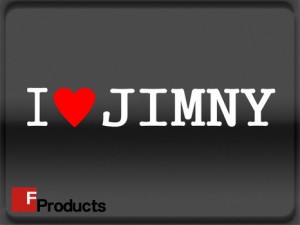 【Fproducts】アイラブステッカー JIMNY/アイラブ ジムニー