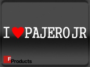 【Fproducts】アイラブステッカー PAJERO JR/アイラブ パジェロジュニア