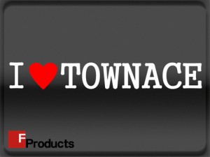 【Fproducts】アイラブステッカー TOWNACE/アイラブ タウンエース