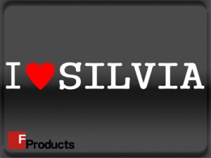 【Fproducts】アイラブステッカー SILVIA/アイラブ シルビア
