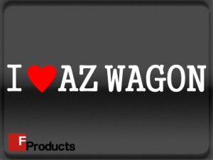 【Fproducts】アイラブステッカー AZ　WAGON/アイラブ AZワゴン