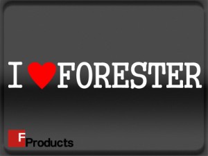 【Fproducts】アイラブステッカー FORESTER/アイラブ フォレスター