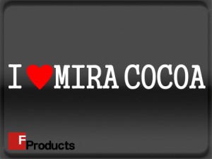 【Fproducts】アイラブステッカー MIRA　COCOA/アイラブ ミラココア