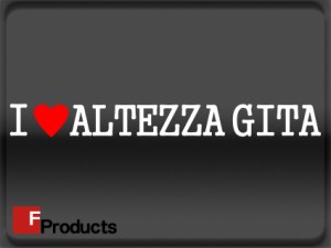 【Fproducts】アイラブステッカー ALTEZZA GITA/アイラブ アルテッツァジータ