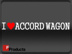 【Fproducts】アイラブステッカー ACCORD　WAGON/アイラブ アコードワゴン