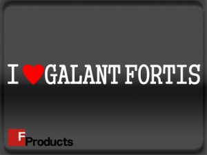 【Fproducts】アイラブステッカー GALANT FORTIS/アイラブ ギャランフォルティス