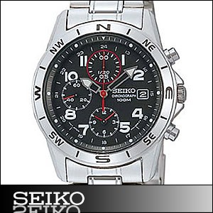 【正規品】海外SEIKO 海外セイコー 腕時計 SND375P1 メンズ 男 【クロノグラフ】文字盤カラー シルバー ブラック【海外モデル】【逆輸入