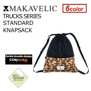 MAKAVELIC TRUCKS STANDARD KNAPSACK BLACK-SANDMULTI マキャベリック トラックス スタンダード ナップサック ブラックサンドマルチ