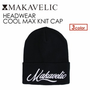 【送料無料】MAKAVELIC,マキャベリック,ビーニー,ニット,CAP,ニット帽,帽子●HEADWEAR COOL MAX KNIT CAP