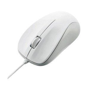 ELECOM USB光学式マウス(Mサイズ)ホワイト M-K6URWH/RS