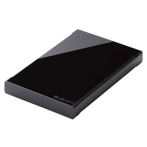 ELECOM ELP-CED010UBK ブラック [外付けハードディスク(USB3.0/USB2.0・1TB)] メーカー直送