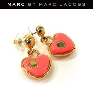 MARCBYMARCJACOBS マークバイマークジェイコブス アクセサリー 'Big Charms' Heart Drop Earrings フローロピンク 新作 2012