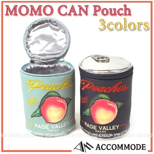 アコモデ Accommode MOMO CAN Pouch モモカン ポーチ 全３色 送料無料 代引き料有料 消費税込