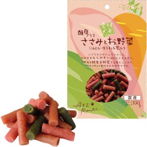 ペッツルート 素材メモ ささみとお野菜 100g