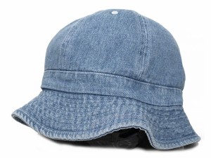 新品 NEW HATTAN (ニューハッタン) nht045 BLANK TENNIS HAT [バケットハット] LT BLUE DENIM 620-004484-034