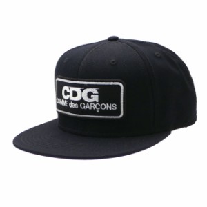 (新品)CDG(シーディージー) CDG LOGO SNAPBACK CAP (キャップ) BLACK 265-001081-011x  (ヘッドウェア)