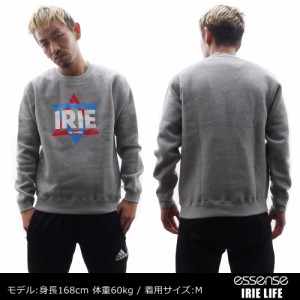 新品 IRIE by Irie Life (アイリーライフ) x essense Exclusive LOGO CREW GREY 999-003850-032