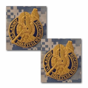アメリカ陸軍 刺繍技能章 ACU用 リクルーター章マスター 縫付タイプ | ACU戦闘服 胸章