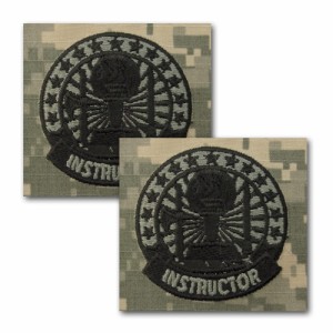 アメリカ陸軍 刺繍技能章 ACU用 インストラクター 縫付タイプ | ACU戦闘服 胸章