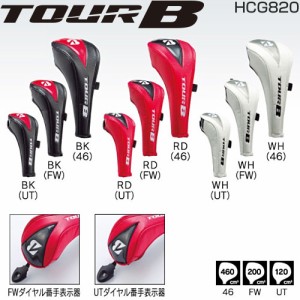 ブリヂストン ゴルフ TOUR B ドライバー用 / フェアウェイウッド用 / ユーティリティ用 マグネット式 ヘッドカバー HCG820